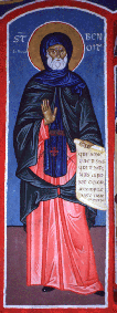 Saint Benoït, icône du hiéromoine Cassien